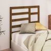 Cabecero De Cama Madera Maciza De Pino Marrón Miel 96x4x104 Cm