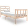 Estructura De Cama Madera Maciza De Pino 75x190 Cm