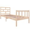 Estructura De Cama Madera Maciza De Pino 75x190 Cm