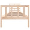 Estructura De Cama Madera Maciza De Pino 75x190 Cm