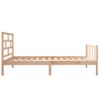 Estructura De Cama Madera Maciza De Pino 75x190 Cm