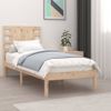 Estructura De Cama Madera Maciza 90x190 Cm