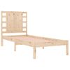 Estructura De Cama Madera Maciza 90x190 Cm