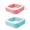 Doble Piscina De Bola Cuadrada Piscina Inflable Para Niños Piscina Familiar Piscina De Arena Bebé Bañera Bañera - Rojo Azul Color Enviar Al Azar