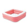 Doble Piscina De Bola Cuadrada Piscina Inflable Para Niños Piscina Familiar Piscina De Arena Bebé Bañera Bañera - Rojo Azul Color Enviar Al Azar