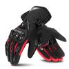 Guantes Moto Naked Hombre  Fluor Talla M Rojo