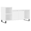 Mueble Para Tv Madera Contrachapada Blanco 100x35x55 Cm