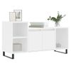 Mueble Para Tv Madera Contrachapada Blanco 100x35x55 Cm