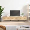 Mueble De Tv Madera De Ingeniería Roble Sonoma 150x36x30 Cm