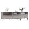 Mueble Para Tv Madera Contrachapada Gris Sonoma 150x30x44,5 Cm