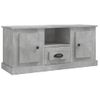 Mueble De Tv Madera Contrachapada Gris Hormigón 100x35,5x45 Cm