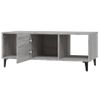 Mesa De Centro Madera Contrachapada Gris Sonoma 102x50x40 Cm