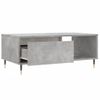 Mesa De Centro Madera Contrachapada Gris Hormigón 90x50x36,5 Cm