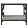 Mesa Auxiliar Madera Contrachapada Gris Sonoma 55x38x45 Cm