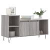 Mueble De Tv Madera Contrachapada Gris Sonoma 100x35x55 Cm