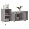 Mueble De Tv Madera Contrachapada Gris Sonoma 100x35x55 Cm