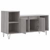 Mueble De Tv Madera Contrachapada Gris Sonoma 100x35x55 Cm