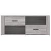 Mueble De Tv Madera Contrachapada Gris Sonoma 100x35x40 Cm