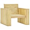 Set De Muebles De Jardín 4 Piezas Madera Maciza Pino Impregnada