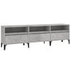 Mueble De Tv Madera Contrachapada Gris Hormigón 150x30x44,5 Cm