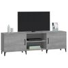 Mueble Para Tv Madera De Ingeniería Gris Sonoma 150x30x50 Cm