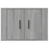 Mueble Para Tv De Pared Gris Sonoma 57x34,5x40 Cm