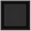 Mueble Pared Tv Madera Contrachapada Negro Brillo 102x35x35 Cm