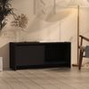 Mueble Para Tv Madera Contrachapada Negro 90x35x40 Cm