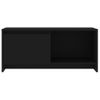 Mueble Para Tv Madera Contrachapada Negro 90x35x40 Cm