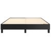 Estructura De Cama Box Spring Cuero Sintético Negro 140x200 Cm