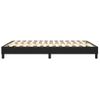 Estructura De Cama Box Spring Cuero Sintético Negro 140x200 Cm