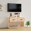 Mueble De Tv De Madera Maciza De Pino 90x40x60 Cm