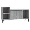 Mueble De Tv Madera Contrachapada Gris Sonoma 100x35x55 Cm