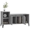 Mueble De Tv Madera Contrachapada Gris Sonoma 100x35x55 Cm