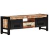 Mueble De Tv Madera Maciza Reciclada 120x30x40 Cm