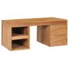 Mesa De Centro De Madera Maciza De Teca 90x50x40 Cm