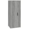 Set De Muebles Para Tv 3 Piezas Madera Contrachapada Gris Sonoma