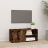 Mueble Para Tv Madera Contrachapada Roble Ahumado 80x31,5x36 Cm