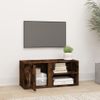 Mueble Para Tv Madera Contrachapada Roble Ahumado 80x31,5x36 Cm