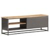 Mueble Para Tv De Madera Maciza De Acacia 120x30x40 Cm