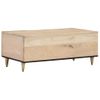 Mesa De Centro De Madera Maciza Mango 100x54x40 Cm