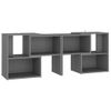 Mueble De Tv Madera Contrachapada Gris 104x30x52 Cm