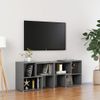 Mueble De Tv Madera Contrachapada Gris 104x30x52 Cm