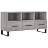 Mueble De Tv Madera De Ingeniería Gris Sonoma 102x36x50 Cm