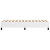 Estructura De Cama Box Spring Cuero Sintético Blanco 90x190 Cm