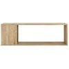 Mueble Para Tv Madera Contrachapada Roble Sonoma 100x24x32 Cm