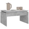 Mesa De Centro Madera Contrachapada Gris Hormigón 68x50x38 Cm