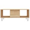 Mesa De Centro Madera Contrachapada Roble Sonoma 90x50x36,5 Cm