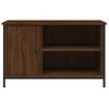 Mueble Para Tv Madera Contrachapada Marrón Roble 80x40x50 Cm