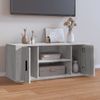 Mueble De Tv Madera Contrachapada Gris Sonoma 100x35x40 Cm